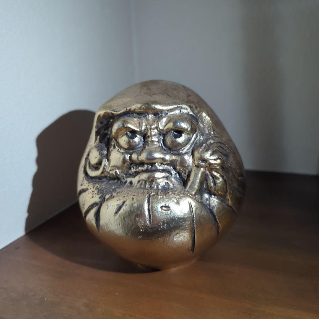 黄金の達磨　縁起物　マオマオ2/28まで