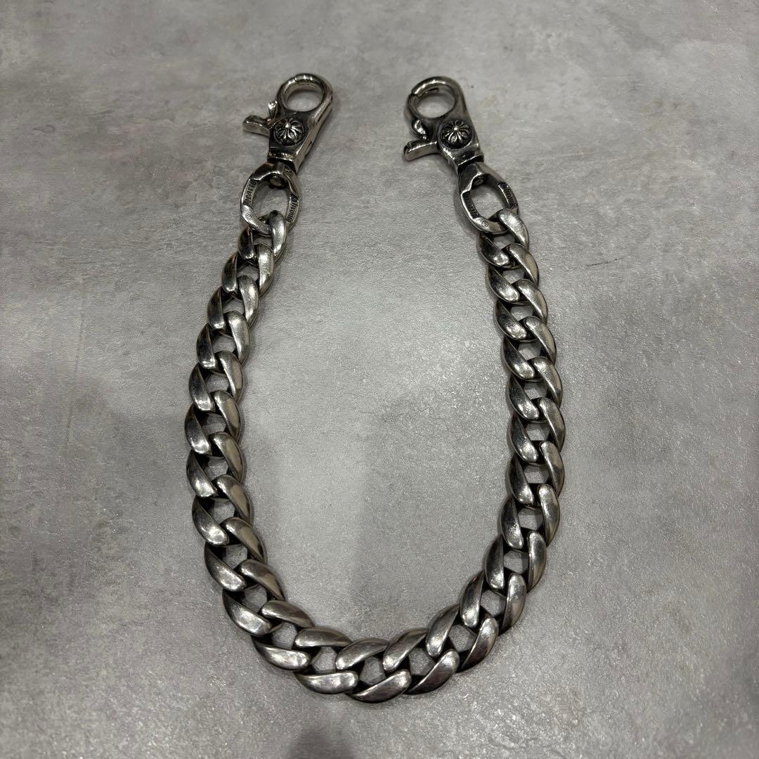 シルバー925刻印　クラシックウォレットチェーン