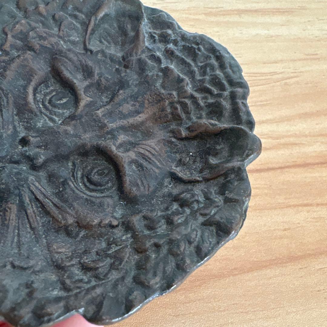 アンティーク　フランス　猫トレイ