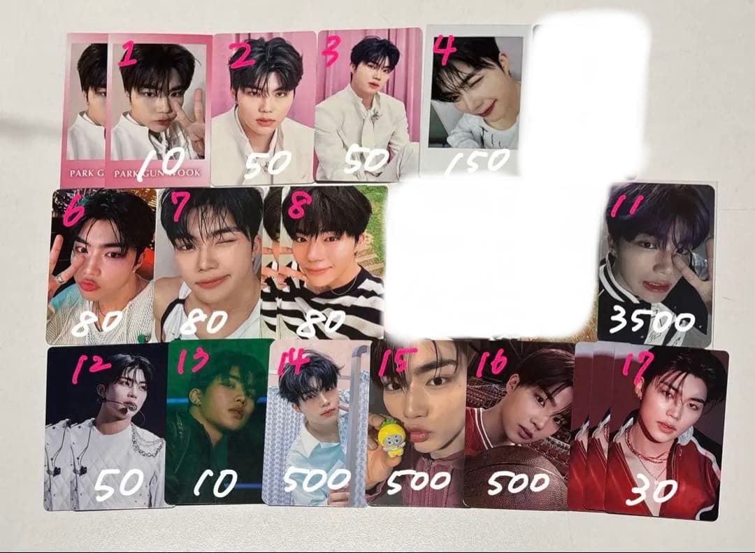 【メルカリ最安値以下】ZEROBASEONE パクゴヌク トレカ①