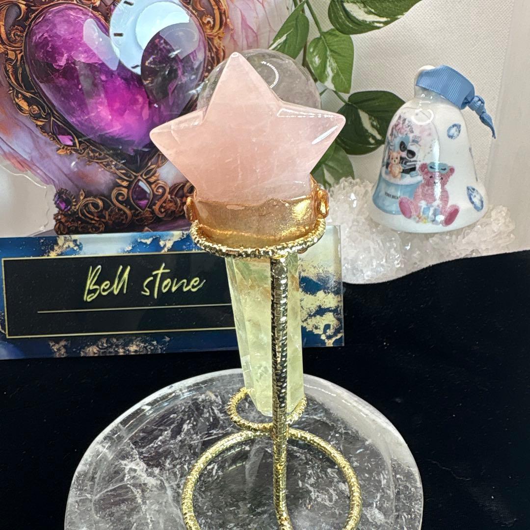 ローズクォーツ♡シトリン♡アベンチュリン♡魔法ワンド♡No.2415