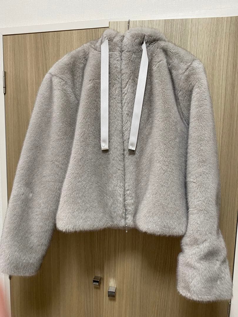 25aw JUSGLITTY ダブルジップファーパーカー　サイズ1