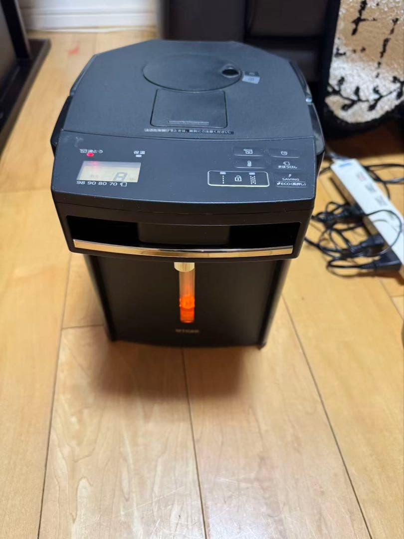 TIGER 魔法瓶ポット 2.2L ブラックpim-g220 消毒済み