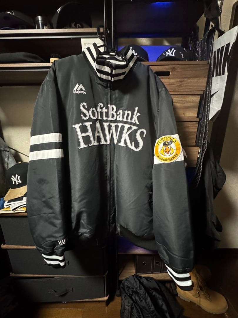 【未使用】３ＸＬ　ソフトバンクホークス ジャンパー