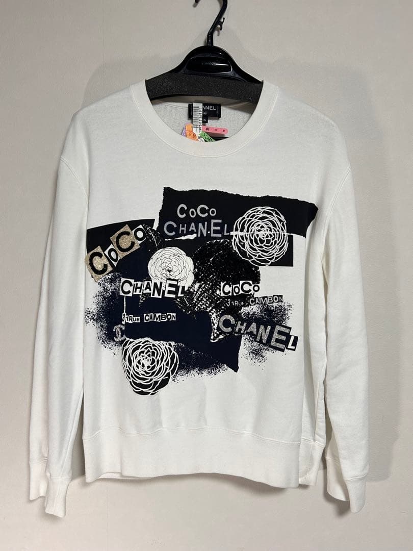 CHANEL シャネル グラフィックロゴ スウェット XL 正規品