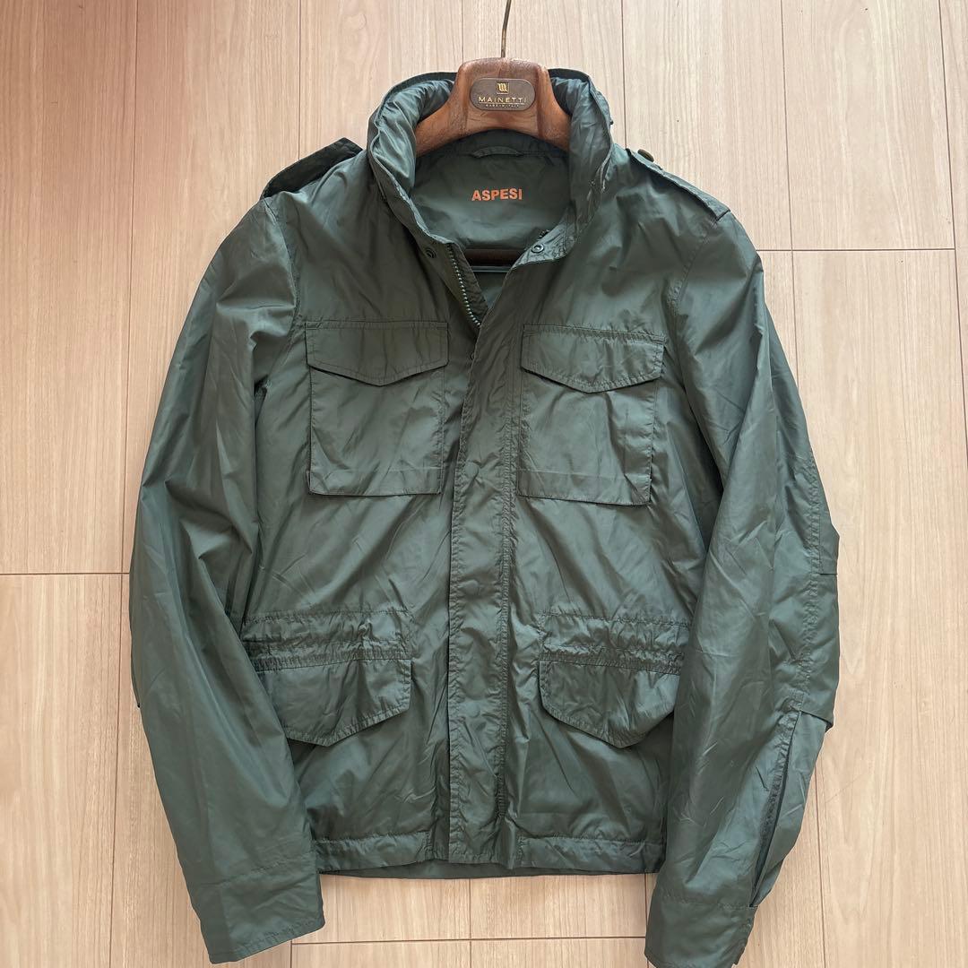 美品 アスペジ m65 ミニフィールドベント　ナイロンジャケット　ASPESI