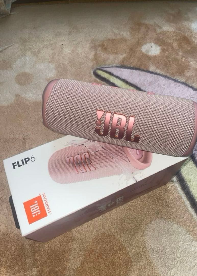 JBL FLIP6ピンクワイヤレススピーカー