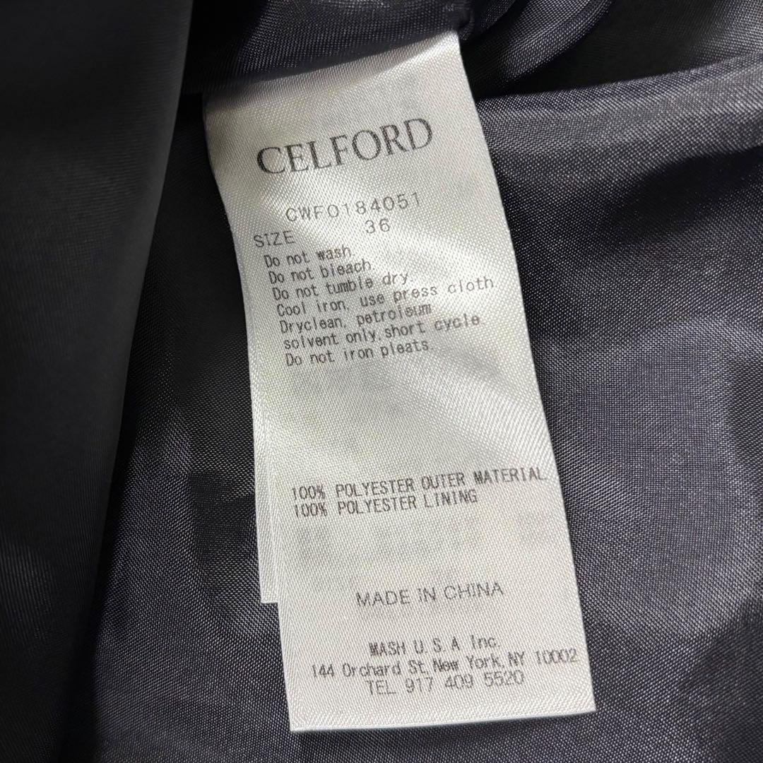 まいまいとCELFORD 36 濃紺 ボウタイプリーツワンピース 卒業