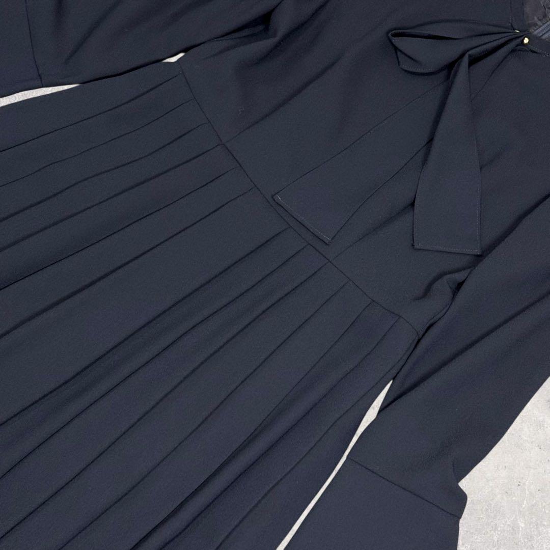 まいまいとCELFORD 36 濃紺 ボウタイプリーツワンピース 卒業