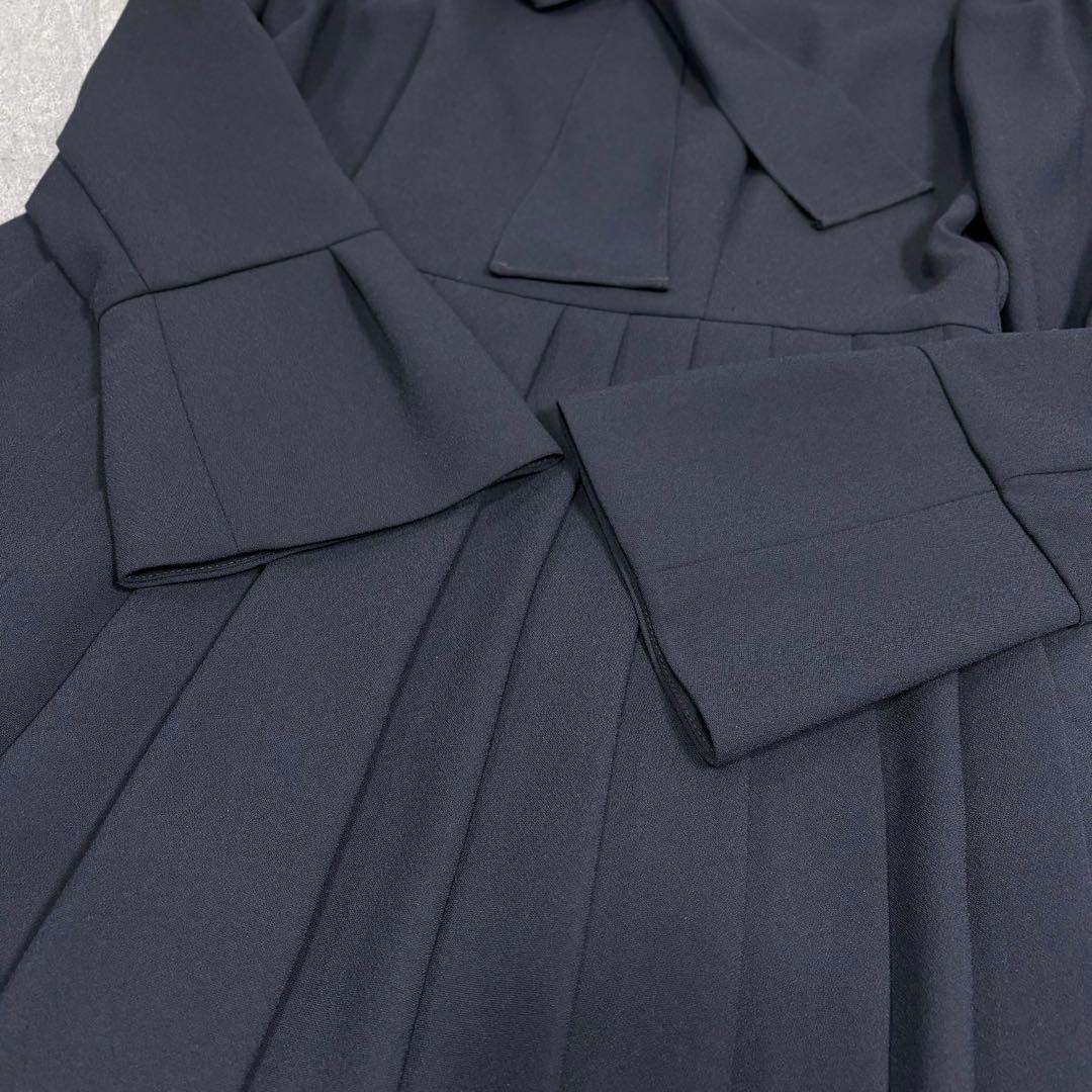 まいまいとCELFORD 36 濃紺 ボウタイプリーツワンピース 卒業