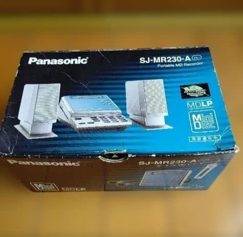 Panasonic ポータブルMDレコーダーSJ-MR230-A