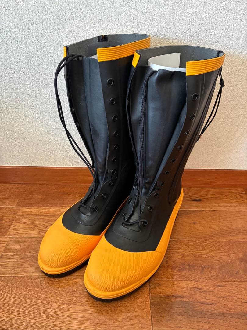 新品未使用 静電気帯電防止靴 消防 長靴 29.0cm