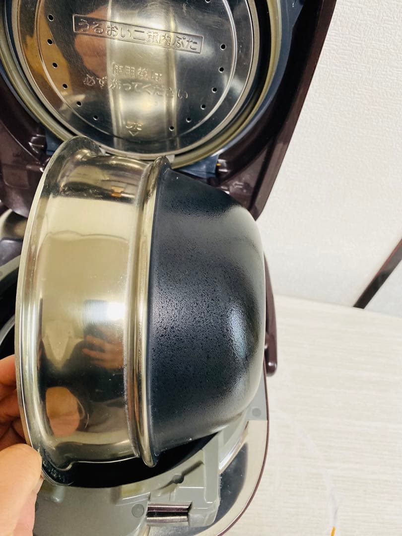 象印 圧力IH炊飯ジャー　極め羽釜　3.5合炊き　NP-QB06-2018年