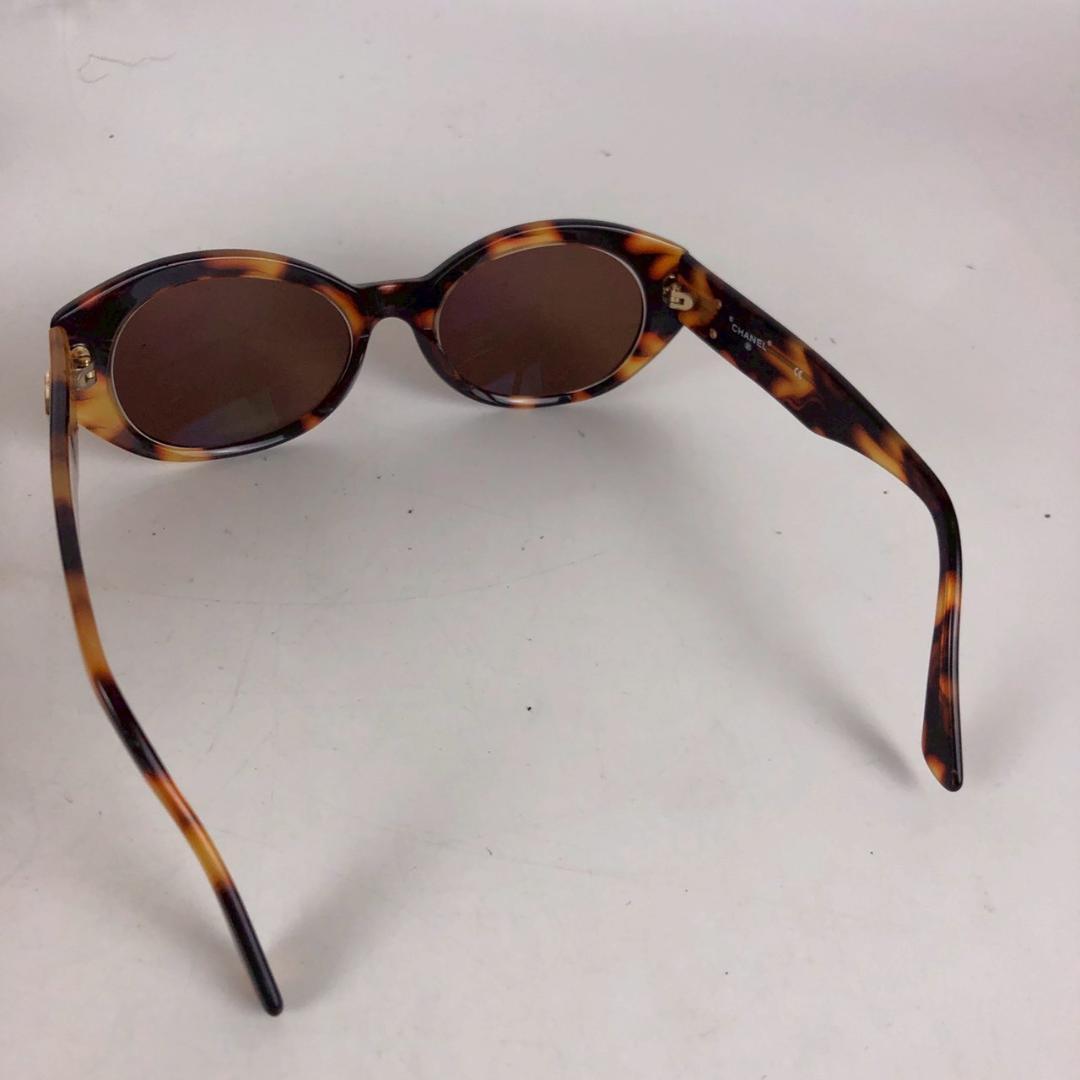 CHANEL シャネル ココマーク べっ甲 サングラス ブラック レディース