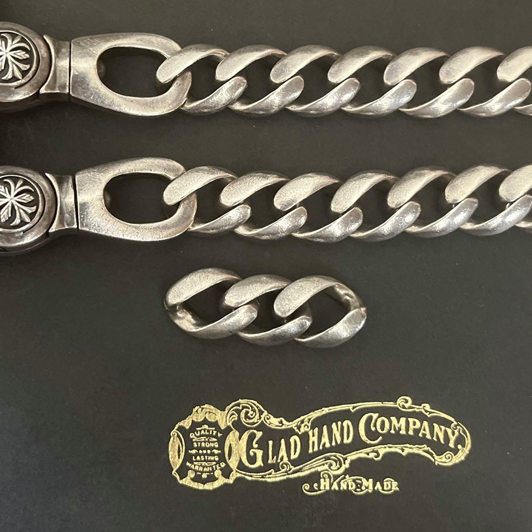 【美品❗️】カスタム用 シルバー925 ウォレットチェーン 4コマ