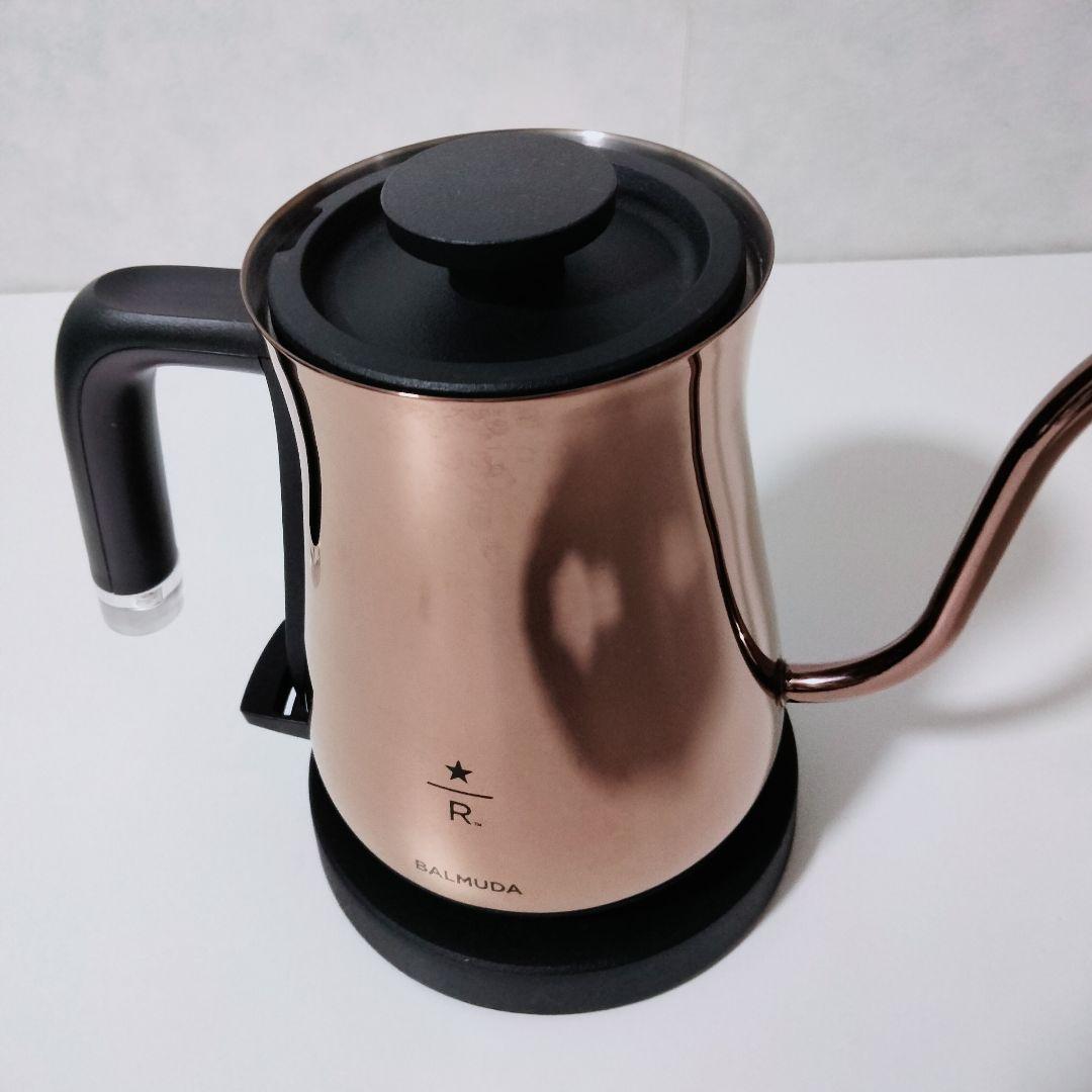 【スタバコラボ】BALMUDA 電気ケトル スターバックスリザーブモデル　799