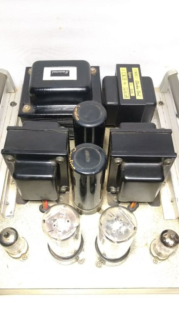 真空管アンプ 6L6シングルSRPPステレオ個人製作