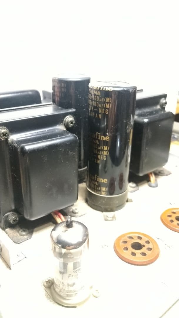 真空管アンプ 6L6シングルSRPPステレオ個人製作