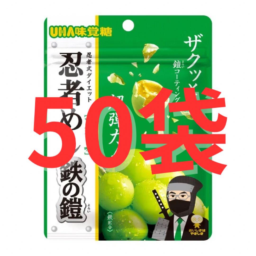 即日発送 新品未開封 忍者めし 鉄の鎧 マスカット味 50個セット②