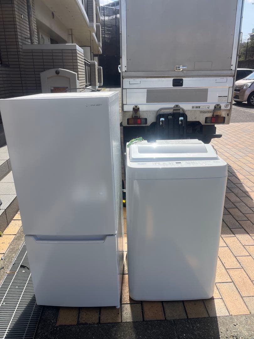 福岡市配送設置無料　高年式冷蔵庫、 洗濯機セット