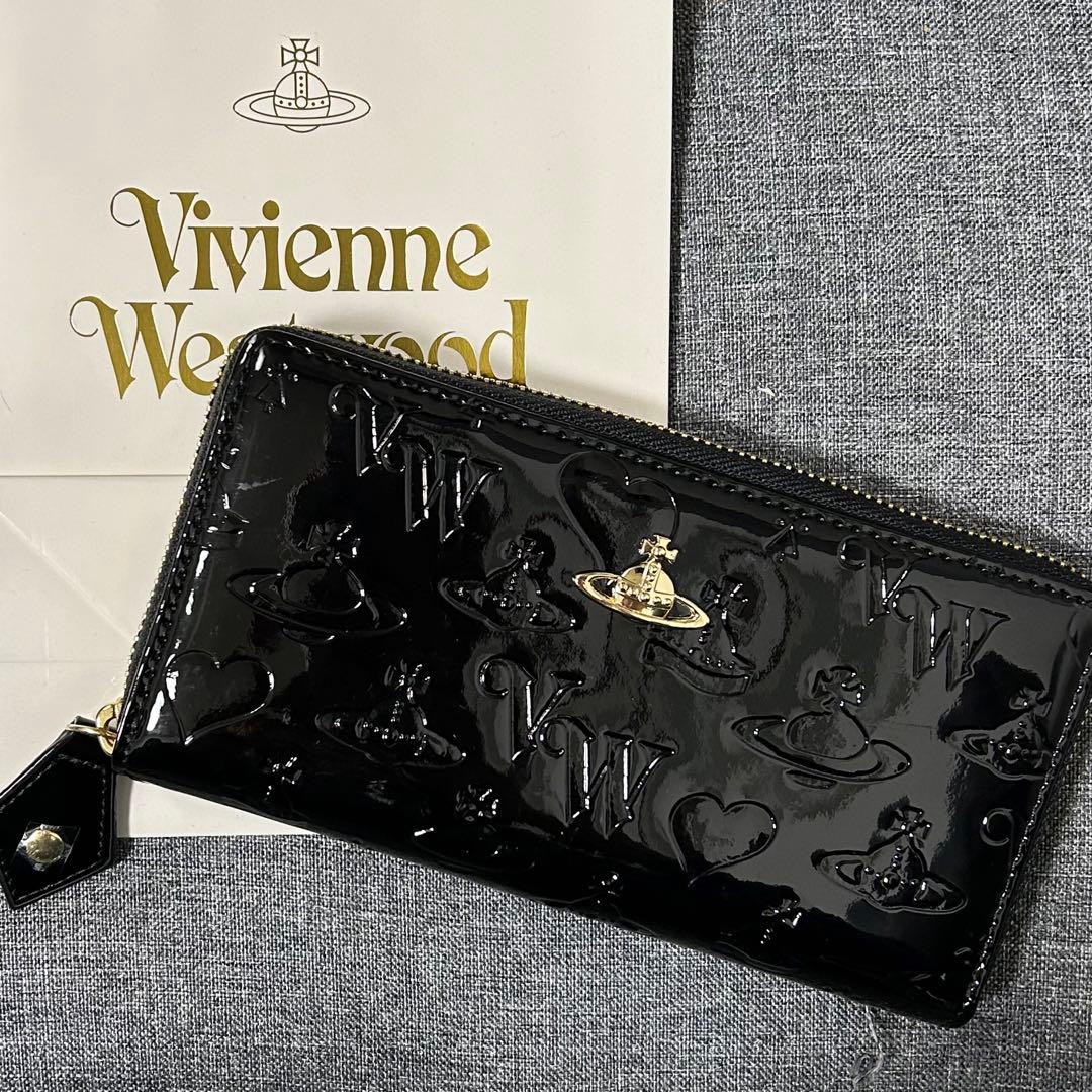 【美品】Vivienne Westwood 長財布 ブラック