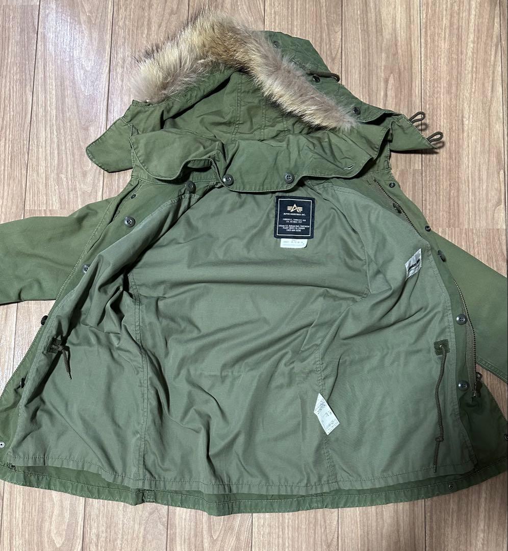 【美品】ALPHA N-3B フルセット希少3WAY（ライナー・フード脱着可）