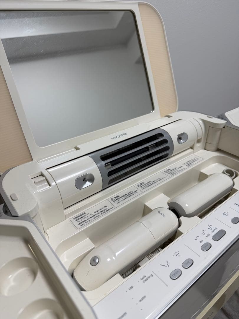 サキナ　SAQINA 美顔器　台付き　ミラー付き