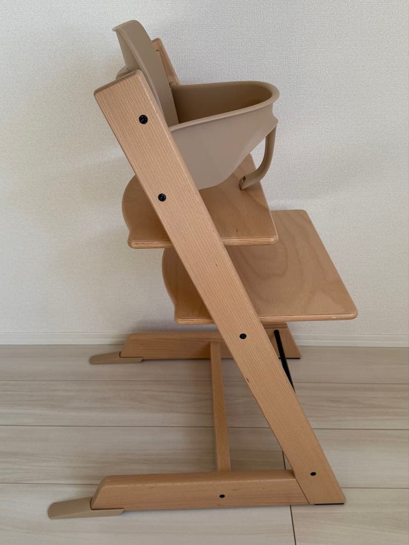 ストッケ　トリップトラップ　ナチュラル　ベビーセット付き