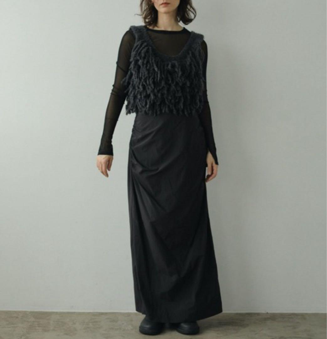 ànu ke フリンジニットビスチェ　Fサイズ