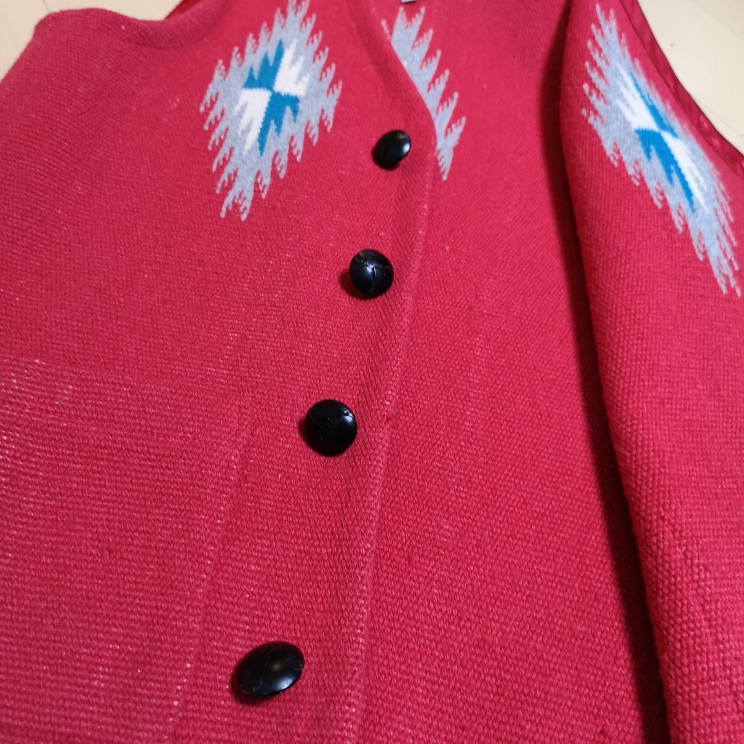 【美品】ORTEGA'S チマヨベスト 36 オルテガ レッド