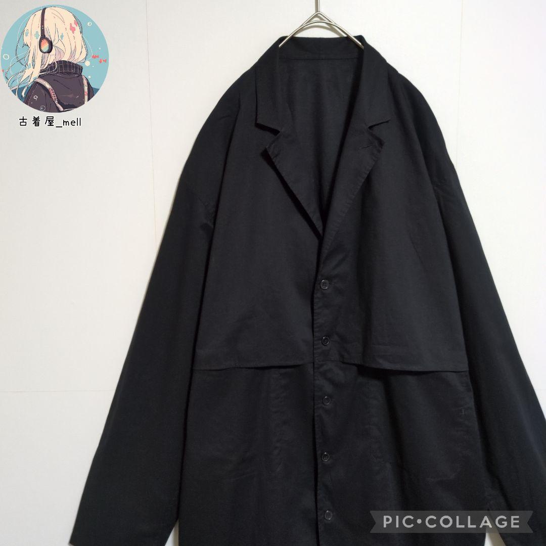 美品　ヨウジヤマモトプールオム　シャツジャケット　19SS　黒　ビックシルエット