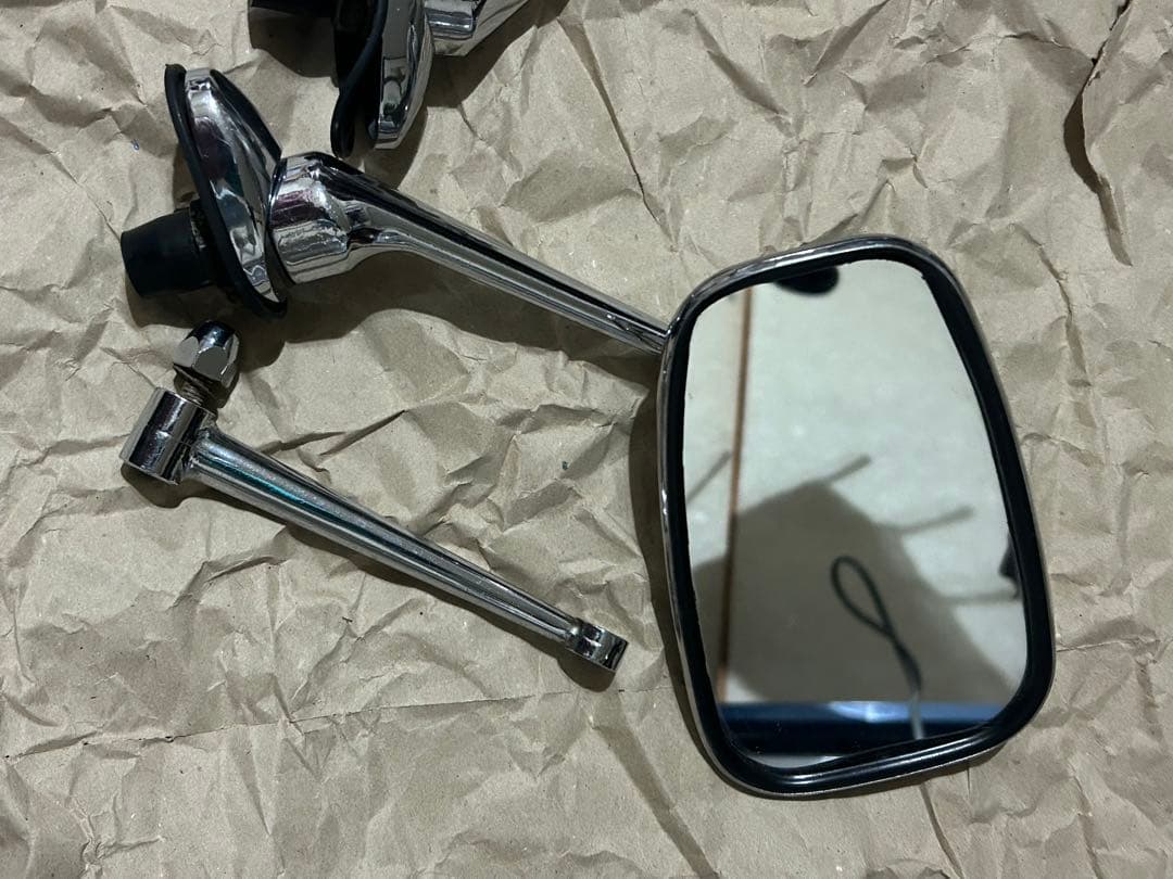 親*方様 英国 DESMOミラー クローム 2個セット