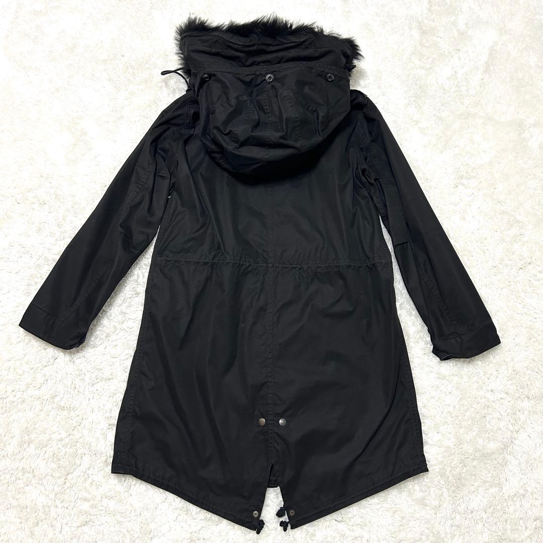 希少　ATTACHMENT アタッチメント　モッズコート　M-51 ブラック　2