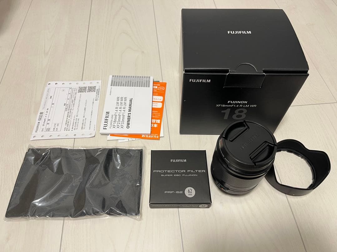 FUJIFILM XF18mm1.4 LM WR レンズ