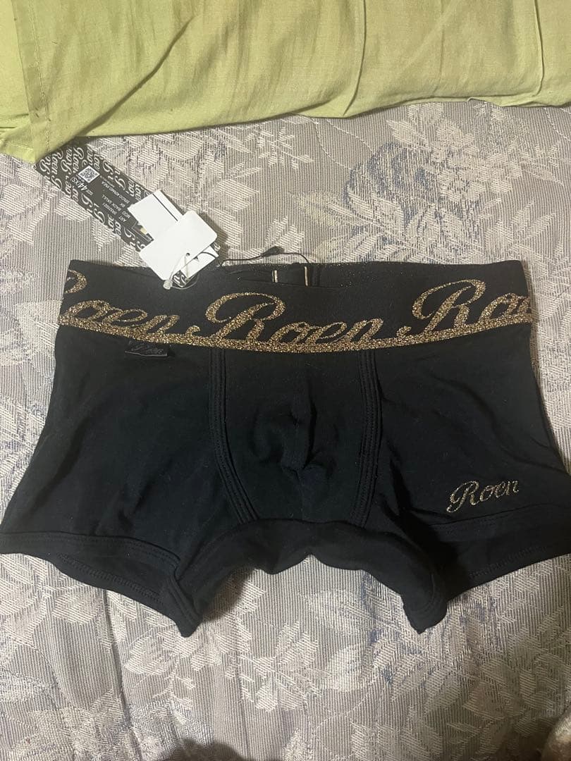 XS（44）Roen スカルデザイン ボクサーパンツ 黒