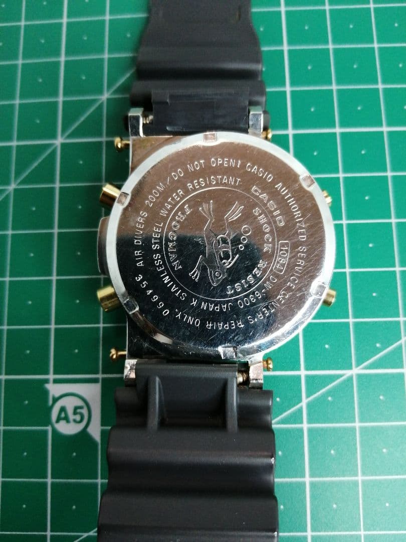 カシオ　G-shock DW-6300 フロッグマン　電池新品　美品