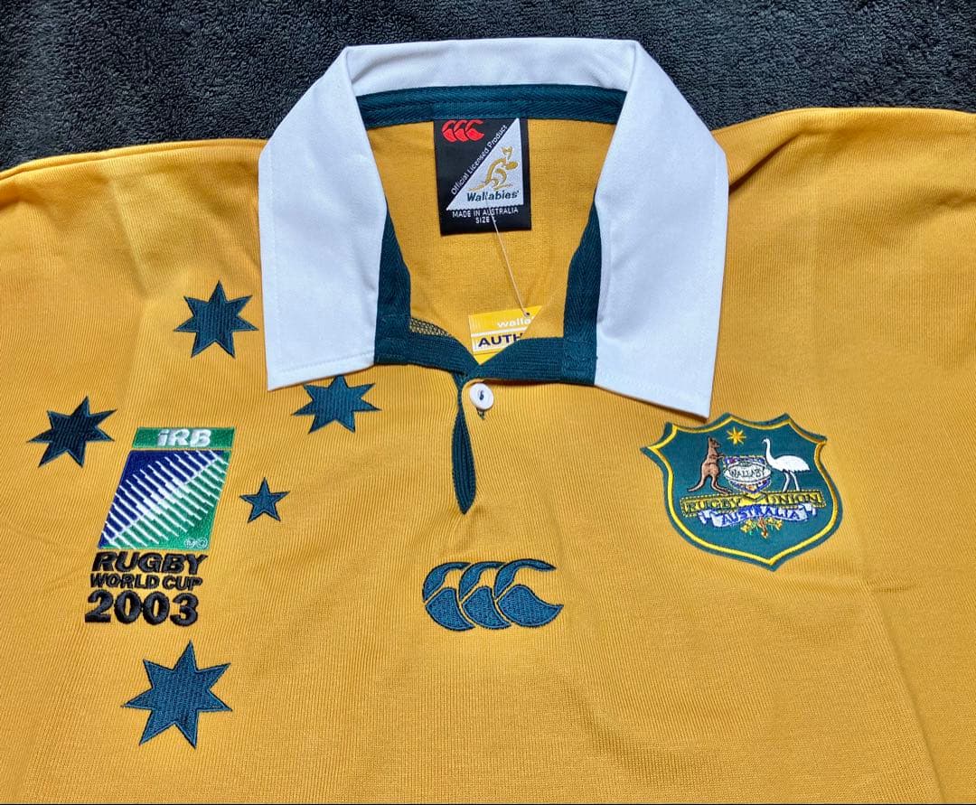 新品 2003年オーストラリアラグビーワールドカップ オーセンティックジャージ