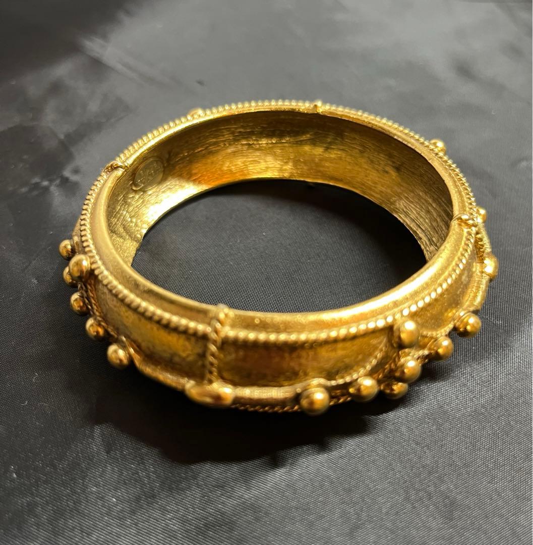 SONIA RYKIEL ソニアリキエル バングル ブレスレット ゴールド