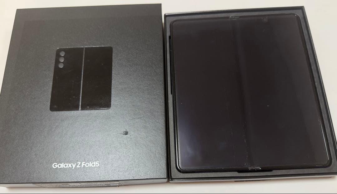 【カメラ音なし】Galaxy Z Fold5 韓国版 256GB 黒 箱付