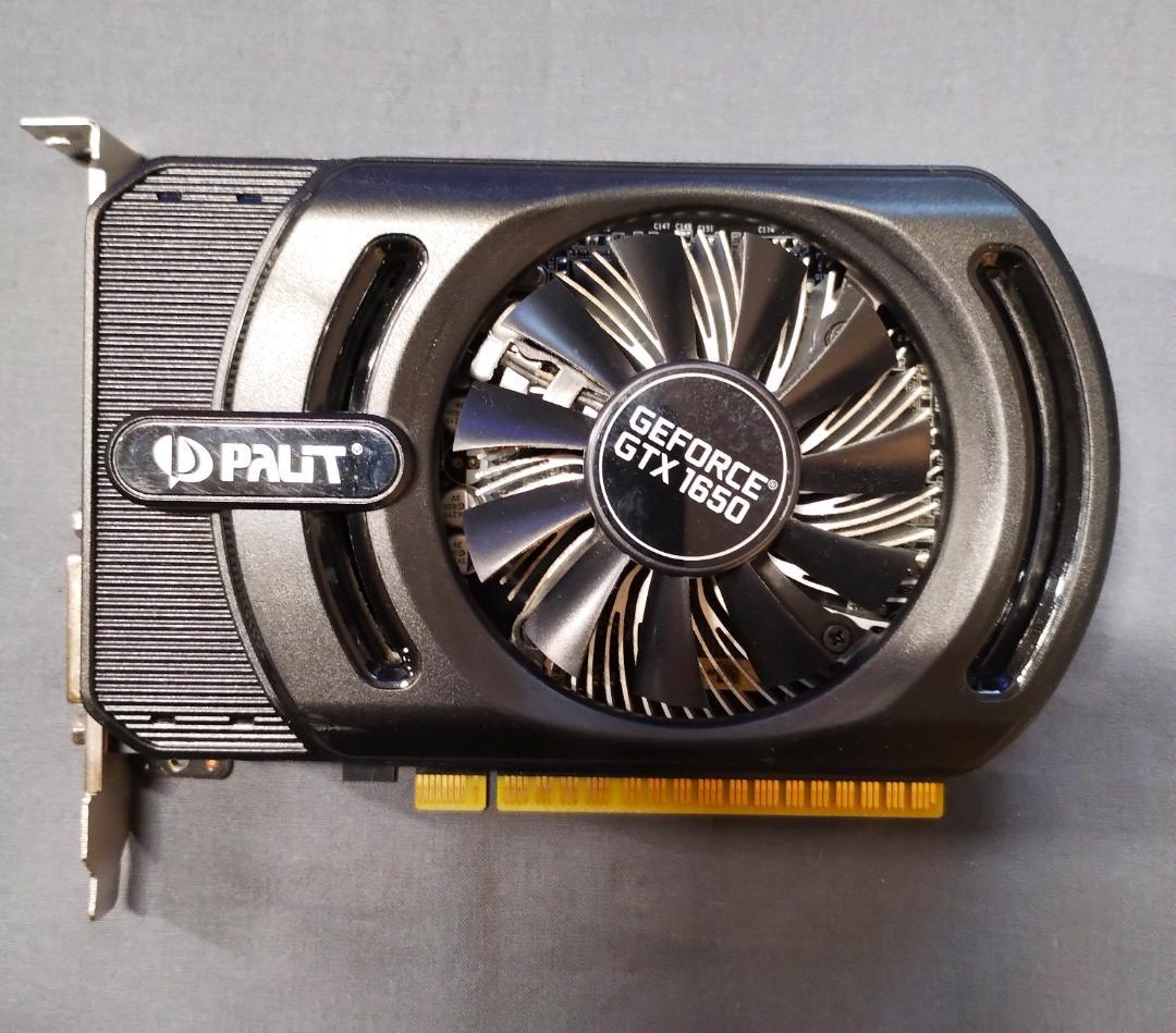 グラボ/GTX1650 4GB/動作確認済み/FFベンチ完走/送料無料[21]