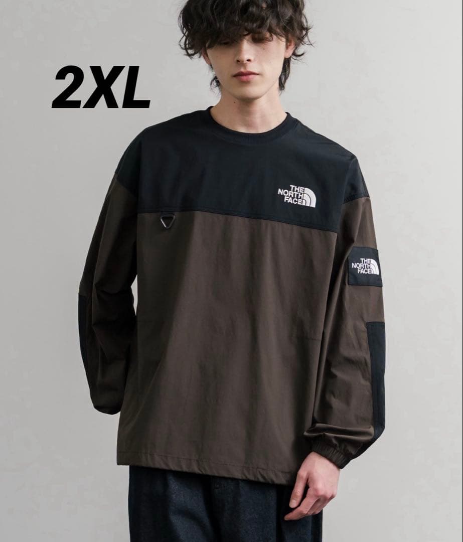 ノースフェイス　ALBANY CREWNECK クルーネック　XXL ブラウン