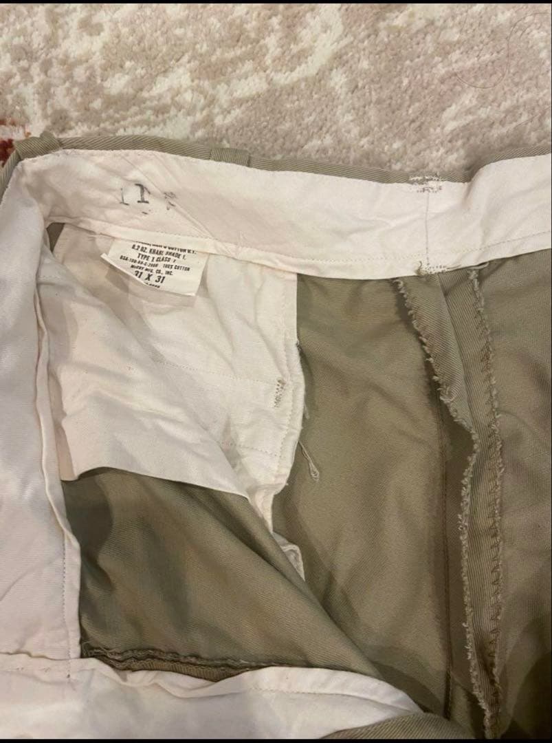 60s 31 31 USARMY チノパン トラウザ　 ミリタリー ヴィンテージ