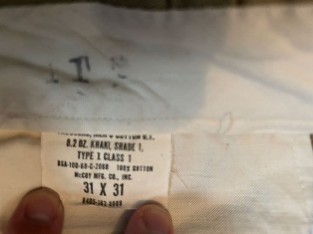 60s 31 31 USARMY チノパン トラウザ　 ミリタリー ヴィンテージ
