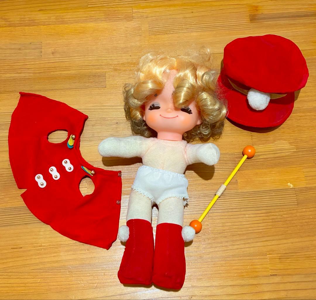 風船少女テンプルちゃん　ソフビ人形　タカラ　タツノコプロ　胴体ぬいぐるみ　当時物