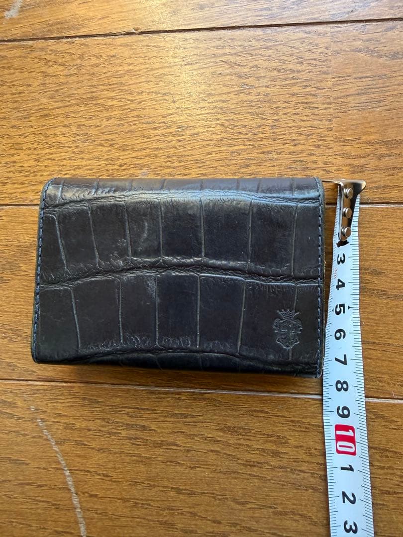 Felisi フェリージ 名刺入れ909 レザー 黒 型押し