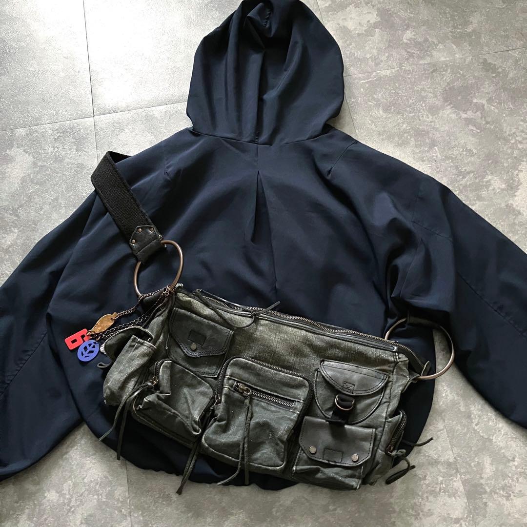 バッグ 90s00s diesel multi-pocket shoulder bag