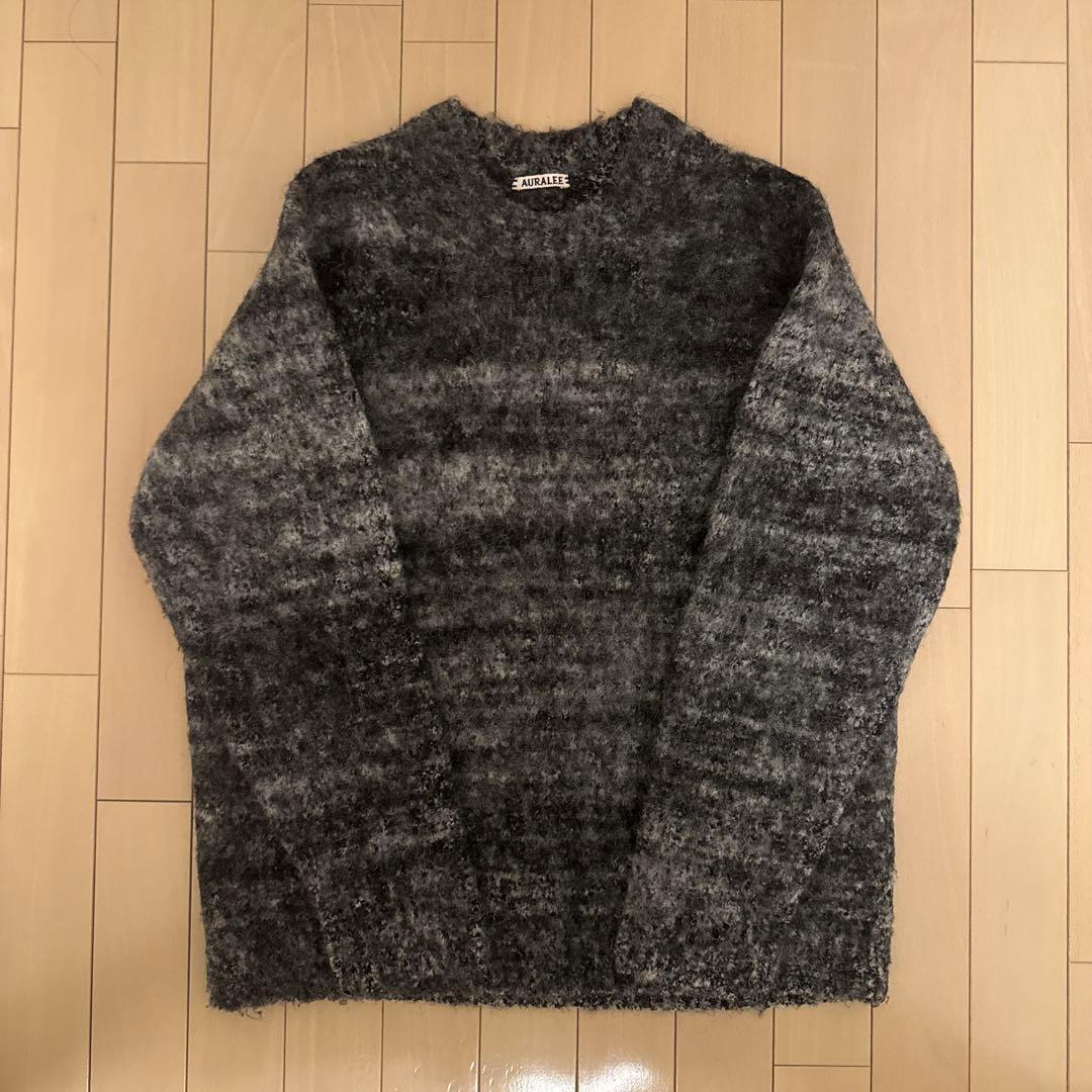 AURALEE WOOL ALPACA FELT KNIT 3 アルパカニット