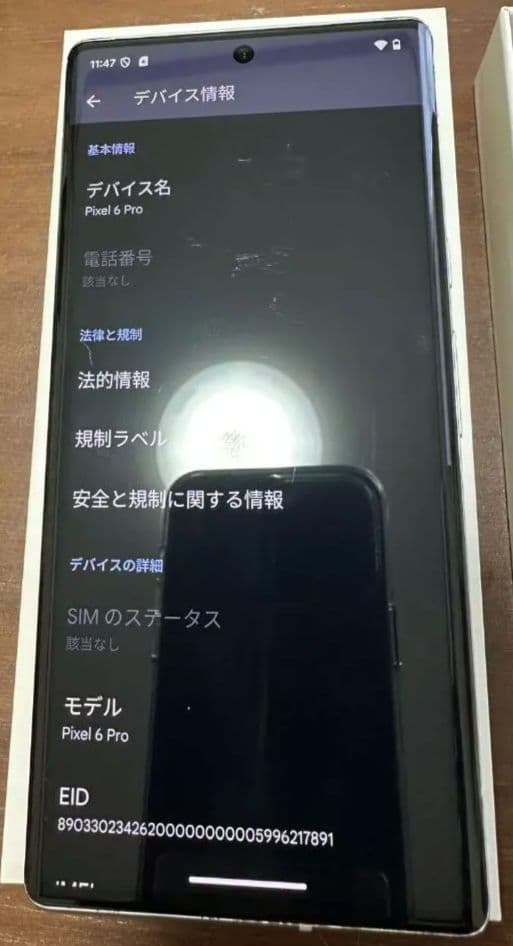 Google Pixel 6 Pro 本体