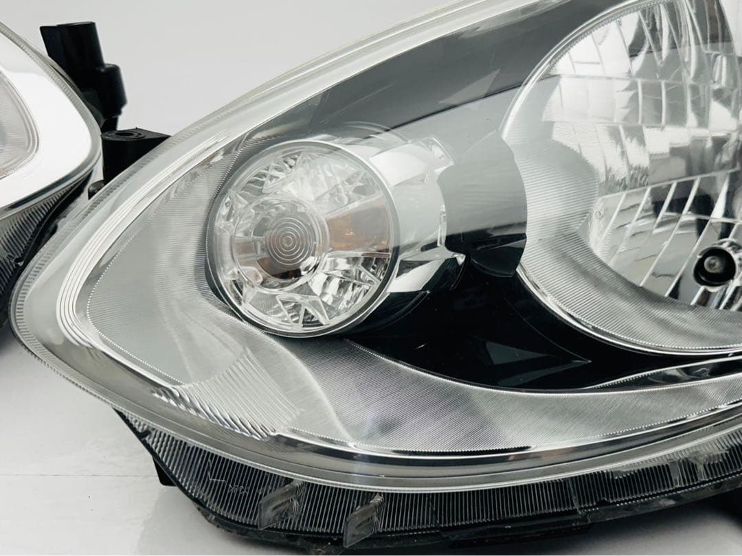 マーチ ハロゲン ヘッドライト ヘッドランプ100-17944 インナーブラック