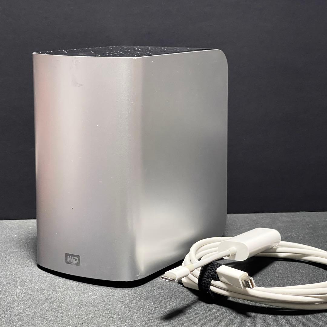 外付けハードディスク・ドライブ WD My Book Duo Thunderbolt HDD 2TB x 2